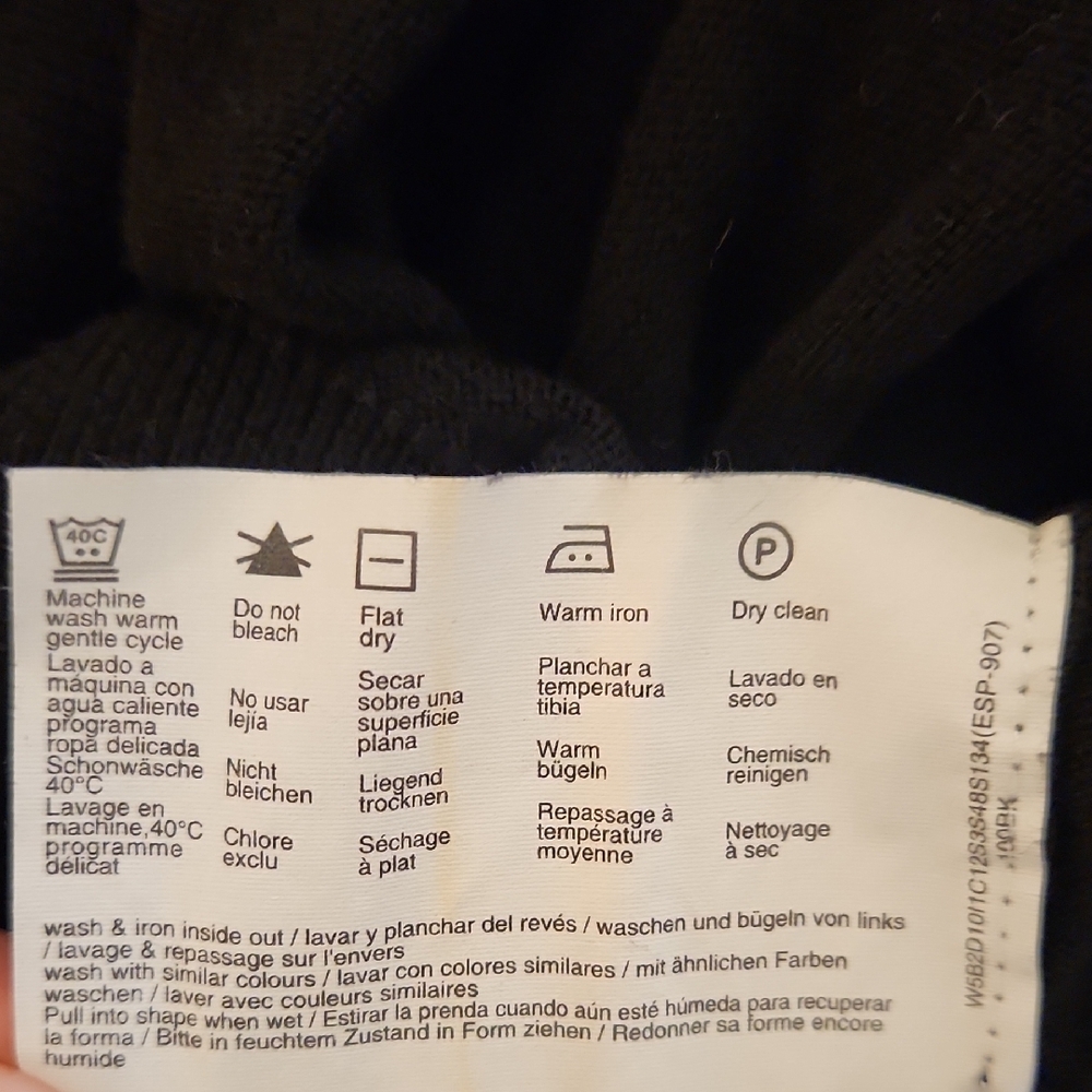 Esprit Black Ruffled Cardigan - Picture 8 of 8